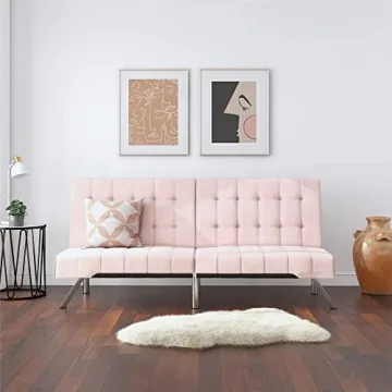 Stylish DHP Emily Futon Sofa Bed for Modern Living