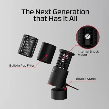 HyperX SoloCast 2 USB Condenser Mic for Gaming