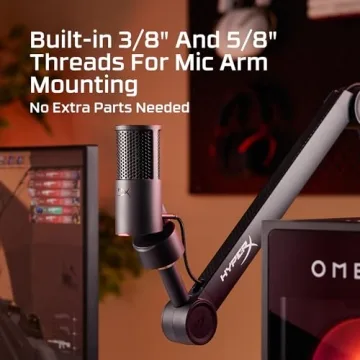 HyperX SoloCast 2 USB Condenser Mic for Gaming
