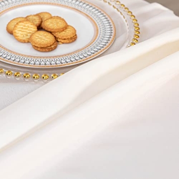 MYSKY HOME 8ft Tablecloths - Durable & Stylish 2-Pack