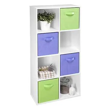 ClosetMaid Cubeicals 8 Cube Storage Shelf Organizer