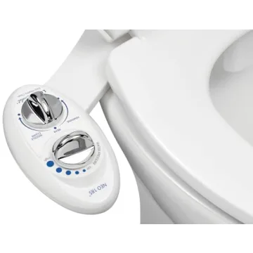 LUXE Bidet NEO 185 - Self-Cleaning, Dual Nozzle, Non-Electric Bidet Attachment for Toilet Seat, Adju...