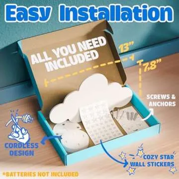 Cloud Light - Whimsical Floating Night Lamp for Kids