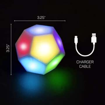 eFiDGET | Light-up Electronic Fidget Toy | Handheld Multi-Sensory Toy | Helps with ADHD, Autism and Stress Relief | Ages 3+