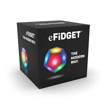 eFiDGET | Light-up Electronic Fidget Toy | Handheld Multi-Sensory Toy | Helps with ADHD, Autism and Stress Relief | Ages 3+
