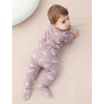 Owlivia Rayon Bamboo Footie Pajamas for Babies