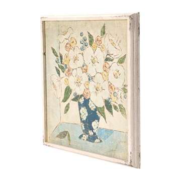 Creative Co-Op Floral Wood Wall Art for Any Room