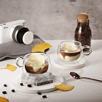 Glastal Double Wall Espresso Cups Set of 2