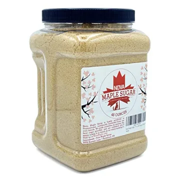 Nova Maple Sugar - 100% Pure Low Glycemic Sweetener