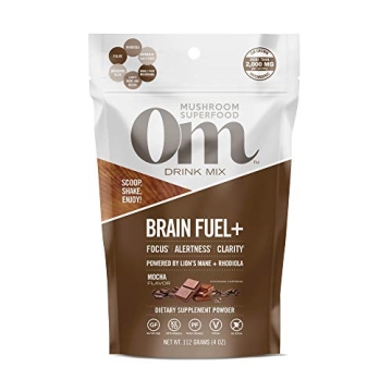 OM Mushroom Brain Fuel - Mocha Flavor Drink Supplement