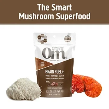 OM Mushroom Brain Fuel - Mocha Flavor Drink Supplement