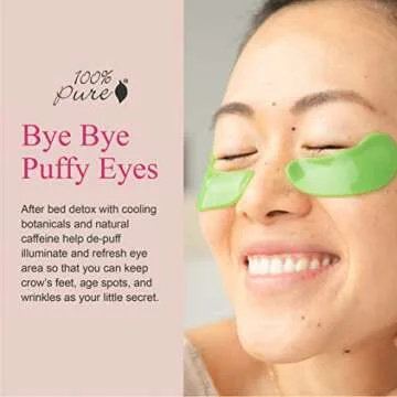 Rejuvenate with 100% PURE Bright Eyes Masks - Hydrate & Refresh Tired Eyes