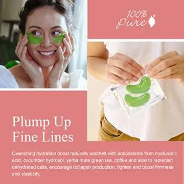 100% PURE Bright Eyes Masks for Dark Circles & Puffiness