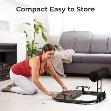 Lifepro GluteBlast Hip Thrust Machine - Premium Squat and Glute Workout Equipment for Home Gym with Resistance Bands - Multipurpose Glute Bench for Glutes, HIPS, and Thighs