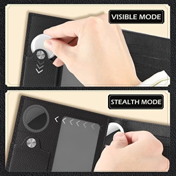 Typecase Men's Slim Leather Wallet with AirTag Holder