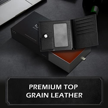 Typecase Men's Slim Leather Wallet with AirTag Holder