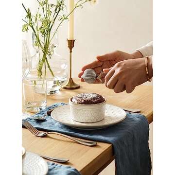 Elegant LE TAUCI Ramekins - Perfect for Baking and Gifts