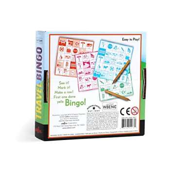 eeBoo Travel Bingo Game – Fun on the Road for Everyone