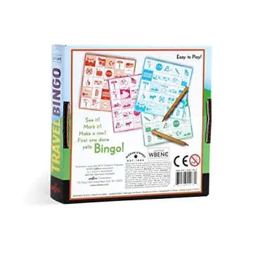 eeBoo Travel Bingo Game – Fun on the Road for Everyone