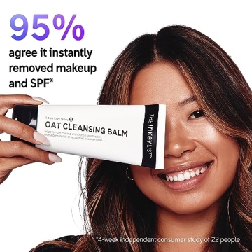 Gentle Makeup Removal with INKEY List Oat Cleansing Balm 5 oz