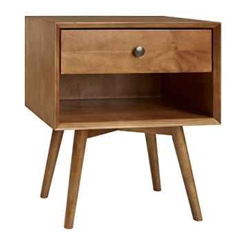 Walker Edison Stylish Mid Century Nightstand for Any Bedroom