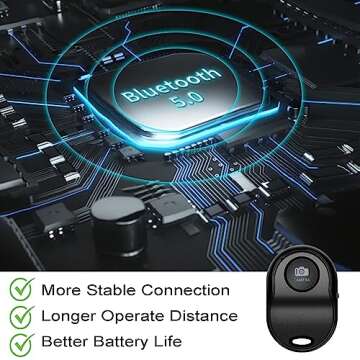 Wireless Smartphone Camera Remote Control (3 Pack) for Photos & Videos