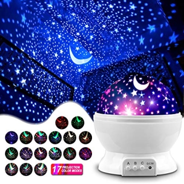 MOKOQI Kids Star Projector Night Light for Dreamy Nights