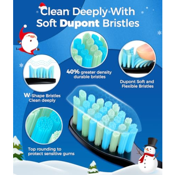 TEETHEORY Electric Toothbrush Sonic Deep Cleaning Rechargeable