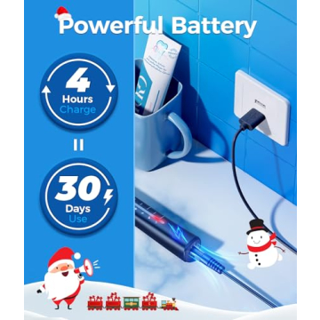 TEETHEORY Electric Toothbrush Sonic Deep Cleaning Rechargeable