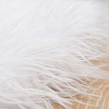 48" Christmas Tree Skirt Snowy White Plush Tree Skirt White Xmas Tree Skirt Tree Ornaments Holiday Decorations (All White)