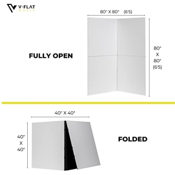 V-FLAT WORLD Foldable V-Flat Light Reflector - 10-in-1