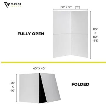 V-FLAT WORLD Foldable V-Flat Light Reflector - 10-in-1