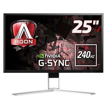 AOC AGON AG251FG 63.5 cm (25") LCD Monitor - 16:9-1 ms - 1920 x 1080-16.7 Million Colours