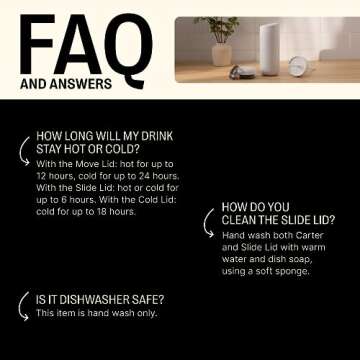 Fellow 16 oz Carter Travel Mug Bundle with 3 Lids