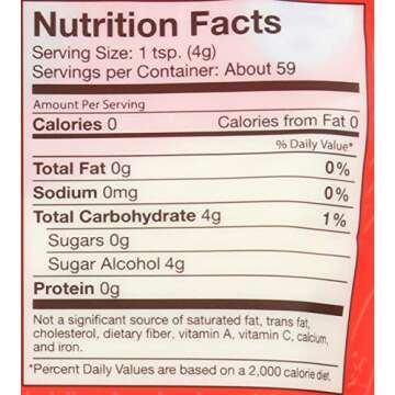 Lakanto, Sweetener Monkfruit Classic, 8.29 Ounce