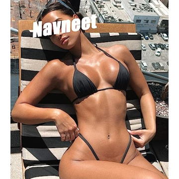 Halter Triangle Bikini Top for Women Perfect Fit