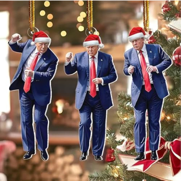 Trump Christmas Ornament Set 2024 - 3 Ornaments