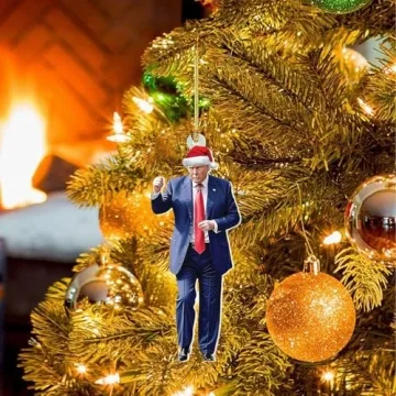 Trump Christmas Ornament Set 2024 - 3 Ornaments