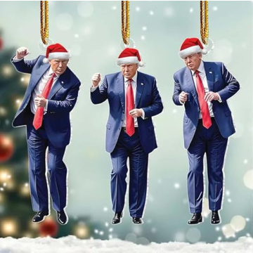 Trump Christmas Ornament Set 2024 - 3 Ornaments