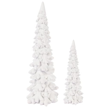 Juegoal Christmas Tree Table Decorations Set - 2 Elegant Trees