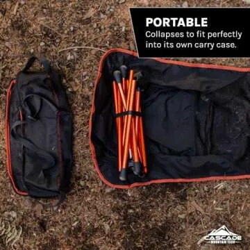Cascade Mountain Tech High-Back Lightweight Camp Chair