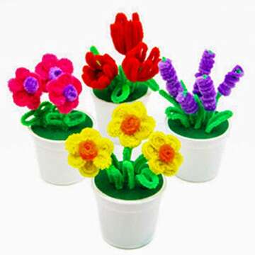 450 Pcs Pipe Cleaners Set 30 Colors Chenille Stems 6 mm x 12 inch,Including 50 Pcs 4 Size Pom Poms,100 Pcs 4 Size Wiggle Eyes for DIY Art Craft