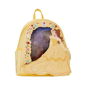 Loungefly Disney Beauty and the Beast Belle Lenticular Mini Backpack | Disney Backpacks Standard
