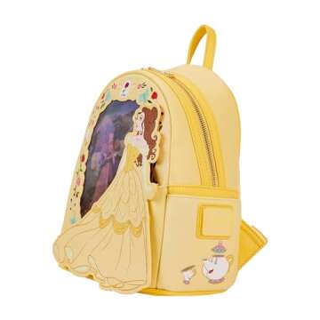 Loungefly Disney Beauty and the Beast Belle Lenticular Mini Backpack | Disney Backpacks Standard