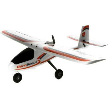 HobbyZone AeroScout S 2 1.1m RC Airplane RTF Trainer - Safe Tech