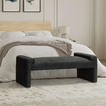 Stylish HULALA HOME End of Bed Bench - Modern Comfort