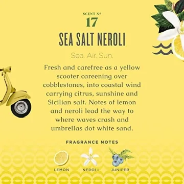 Caldrea Sea Salt Neroli Room Spray, Essential Oil Infused