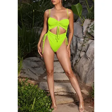 Viottiset Cut Out One Piece Swimsuit for Stylish Summer Fun