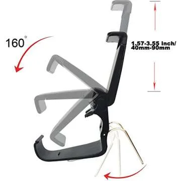 WEPIGEEK Controller Mobile Phone Holder/Cellphone Mount/Clip Compatible with Microsoft Xbox/Xbox One/Xbox Series X/S/Xbox Elite 1 /Series 2 /Steelseries Nimbus Controllers（not Controller