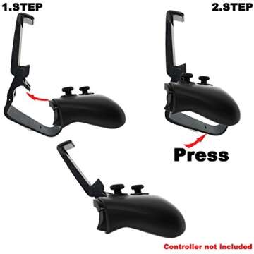 WEPIGEEK Controller Mobile Phone Holder/Cellphone Mount/Clip Compatible with Microsoft Xbox/Xbox One/Xbox Series X/S/Xbox Elite 1 /Series 2 /Steelseries Nimbus Controllers（not Controller